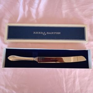 VTG Reed & Barton Orig. Paul Revere Design Sterling Silver Wedding Cake Knife